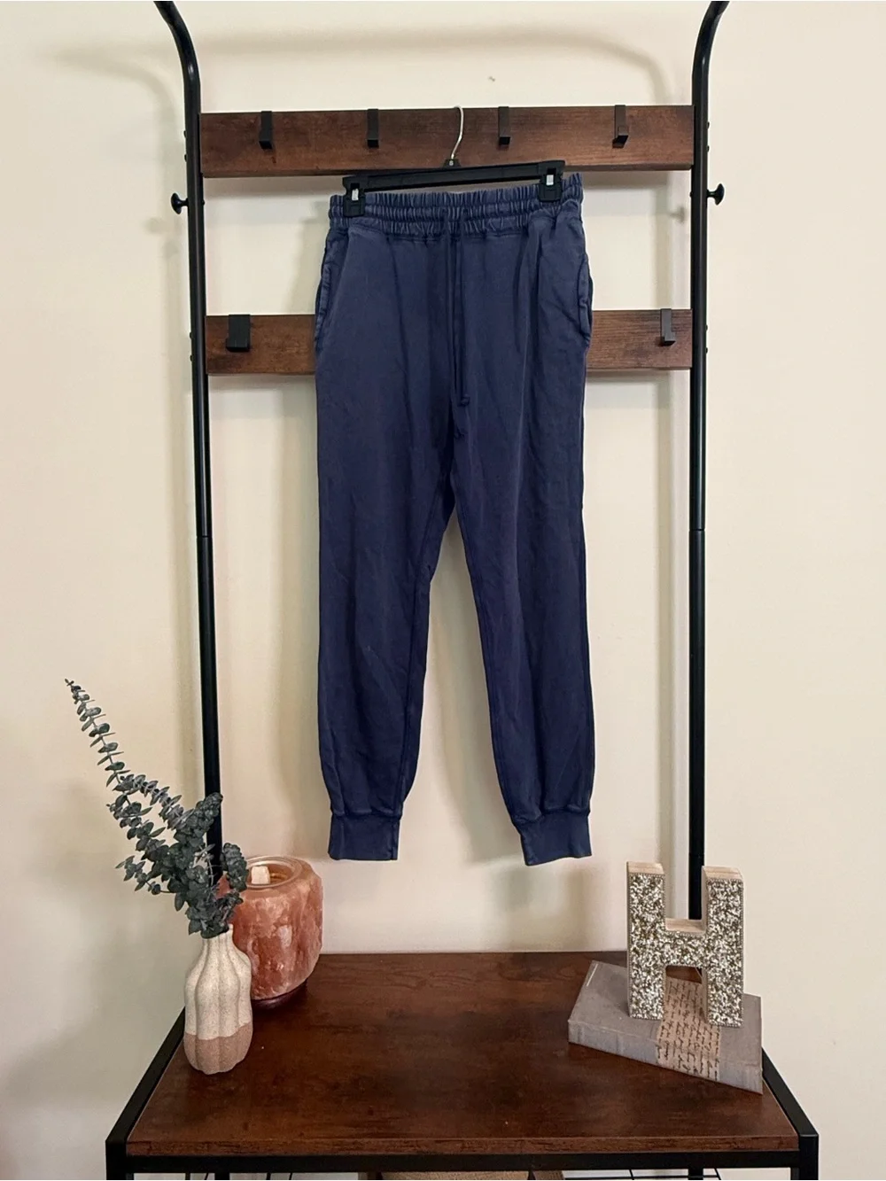 J.Crew Navy Blue Jogger Pants Women’s XXS Drawstring Elastic Waist